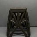 18" Folding Step Stool Chair, 500lb Capacity - Collapsible Stool with Handle, No Assembly, Non-Slip Textured Surface - for Kitchen, Bedroom, Camping, Portable Stool, Green 1 Piece