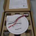 Kidde Smoke and Carbon Monoxide Detector, Hardwired with 10-Year Battery Backup, LED Status Lights, Interconnected, 85 dB Alarm, 5 inches, 30CUA10, 1 Pack