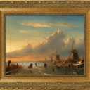 Antique French Painting Frame for 24x30 Stretched Canvas, 2.8" DIY Heavy Wood Ornate Frame for Landscape Family Animal Memorial Portraits Gallery Wall Decor, No Glass & Back (Gold)