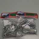 2 x 50 Count | for gutters with Perforated or mesh Gutter Guard | Clips | Hangers | to Hang Christmas Lights on gutters with Gutter Guard in Place | Clip | Made in USA