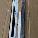 Indoor Dog House Bed - Wood Doghouse with Soft Cushion and Air Vents - 29.5x28x24in Dog Furniture for Small to Medium Pets up to 80lbs - Puppy Accessories by PETMAKER (White)