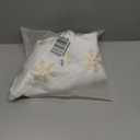 36 Inches Christmas Tree Skirt White Faux Fur Tree Skirts with Gold Sequin Snowflakes Soft Plush Tree Skirt for Xmas Tree Decorations