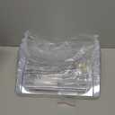 Gawerk 4 Pack Clear Single Pocket Wall File Holder Hanging Wall Organizer, Wall Mount Mails Magazines Organizer for Office and Home