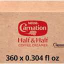 Nestle Carnation Coffee Creamer Half and Half, Made with Real Dairy, 0.304 fl oz Tubs (Pack of 360) Use before Oct 05 /25