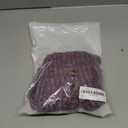 V Neck Sweaters for Women Long Sleeve Tunic Tops Knitted Casual Loose Pullover Sweaters (Small, Purple)