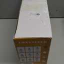 BigKing 3 Piece Plastic Canister Set for the Kitchen Counter - Sugar and Flour Containers with Airtight Lids for Countertops, Coffee and Tea Storage, Farmhouse Decor (Flat Lid)