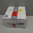 Crystalia 4 Pack 17 oz On The Go Yogurt Parfait Cups with Lids & Spoons - Breakfast Plastic Bowls with Topping -Cereal Oatmeal Salad or Fruit Container for Snack Box