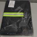 NINITCH Fireproof Document Bag with Lock, Non-Itchy Silicone Coated Fire Resistant Money Bag for Cash, Waterproof Safe Storage Pouch Organizer for A4 Legal Documents, Passport, Jewelry & Tablet