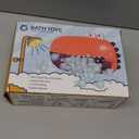 Grechi Dinosaur Bath Toys,Baby Bath Toys for The Baby Bathtub,Toddler Automatic Bubble Machine,Plays 12 Childrens Songs, Makes Great for Toddlers Age 2 3 Year Old Girl Boy (Cyan)