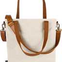 Simple Modern Canvas Tote Bag for Women (Almond Birch)