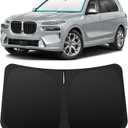 INSAUTO Custom Fit Windshield Sun Shade for BMW X7 2019-2026 | Foldable Front Window Sunshade Car Accessories, UV & Heat Reflector, Keeps Interior Cool, Includes Storage Bag