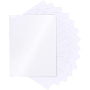 Silunkia 28 Sheets White Shimmer Cardstock 8.5 x 11 Printer Paper, 92lb Heavyweight Paper Card Stock for DIY Card Making, Greeting Cards, Wedding Invitations, Menus, School Crafts