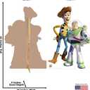 Cardboard People Buzz and Woody Refresh Cardboard Cutout Standup - Disney Pixar's Toy Story, One Size