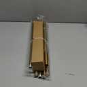 2 Pack Curtain Rods for Windows 48 to 84 Inch(4-7 Feet), 3/4" Diameter Gold Drapery Rods with Twisted Cage Finials, Size: 36-88 Inch