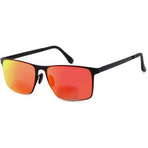 Bifocal Reading Sunglasses H252&H253BS (Black/Orange)