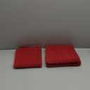2 Pcs Red Kitchen Rugs 15 x 22 Inches 18 x 30 Inches Kitchen Mats Non Skid Washable Doormat Indoor Entrance Absorbent Standing Half Circle Carpet for Home Floor Patio Garage Door Laundry Room