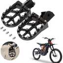 Dirt Bike Foot Pegs Motorcycle Footpegs Foot Pedals Rests CNC for Sur Ron Light Bee S/X Segway X260 X160 Talaria Sting MX3 MX4 Talaria XXX Taparia Black