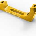 Zeno Rotor Adaptor  Postmount Caliper to Flatmount Fork with 140mm Rotor (GOLD)