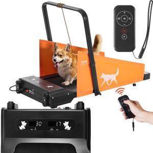 VEVOR Extra Large Treadmill for Large/Medium Dogs, Slatmill with 3 Adjustable Ramps, Pacer, Slat Mill to Unleash Joy, Keep Active & Fit, Up to 330 lbs Weight