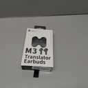 Timekettle M3 Language Translator Earbuds,Two-Way Translator Device with APP for 40 Languages Online,Voice Bluetooth Translator Earbuds,Compatible with iOS,Android (Online Version) Black