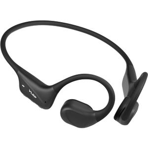 Bone Conduction Headphones, IPX8 Waterproof Swimming Headphones, Std. | Open-Ear Hybrid Bone & Air Audio, Enhanced Bass, 32GB MP3 Storage, Underwater Use, Bluetooth 6.0 for Running, Abyss Black
