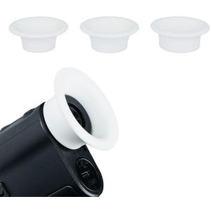 Sandian, 3 Size Pack, Eyepiece Eyecup for Golf Rangefinder Viewfinders, Soft Silicone Fits on Bushnell, TGW, Gogogo, Blue Tees, Powershot, Callaway, Tec, Revasri, Mileseey, Redtiger (White)
