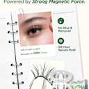 BEYELIAN Magnetic Eyelashes with Applicator Kit All-In-One Box, Upgrade Fuller Soft Magnetic Lashes with Fixer, Reusable, No Glue Needed False Eyelashes HX06 (Lightweight & Comfortable)