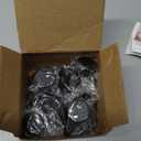 Shower Suction Cup Hooks, Heavy Duty Bathroom Wall Hooks for Towels, Robes, Loofahs, Removable Metal Hook for Tile Glass Mirror, No Drill(4 Pack, Black)