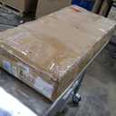 Galnfu Floating Twin Size Bed Frame with LED Light and USB Port Charging Station, Platform Bed with Wooden Storage Headboard, Sturdy Steel Slats,Easy to Assemble, Walnut