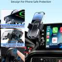 PZK Car Phone Mount for Honda Civic 2022-2025 2026 /Acura Integra 2023-2025 LX/EX/EX-L/Sport/Sport Hybrid/Touring/Si/Type R for 7/9-Inch Screen 360 Rotation Auto Lock Phone Holder with Storage Box