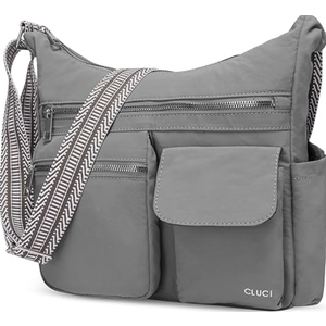 CLUCI Travel Purses for Women, Waterproof Nylon Crossbody Bags for Woman Trendy, Anti Theft Shoulder Handbags for Ladies