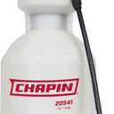 Chapin 20541 Pump Sprayer, 1Gallon, Foaming, Lawn & Garden, Translucent Poly Tank, Adjustable Nozzles, AntiClog Filter, 12" Wand & 34" Reinforced Hose for Weed, Pest & Fertilizer Applications
