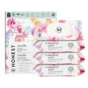 The Honest Company Clean Conscious Multi-Use Wipes Unscented Hypoallergenic Baby for Sensitive Skin 99% Water Plant-Based Compostable Rose Blossom 288 Count (72 Count (Pack of 4))