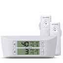 AcuRite Digital Wireless Fridge and Freezer Thermometer with Alarm and Max/Min Temperature for Home, LCD Display, Restaurants (00986M), 0.6, White