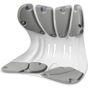 Ergonomic Back Support Chair&Cuchion with Lumbar Support for Posture Correction and Back Pain Relief, Perfect for Home and Office Use (Gray, General)