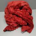 Bedsure GentleSoft Deep Red Blanket for Couch - Cozy Soft Blankets for Women, Cute Small Throws for Girls, 50x60 Inches