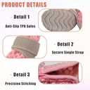 Dog Shoes for Small Dogs, Soft Mesh Dog Boots for Summer Hot Pavement, Outdoor Walking Running, Anti-Slip Dog Boots & Paw Protectors, Size 1, Pink, 2 Pairs