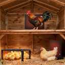 Brooder Heater for Chicks,Chicken Brooder with APP & Thermostat,Smart Chicken Coop Heater with Adjustable Temp (41~176) & 24H Timer,120 Watts Radiant Heat Flat Panel Heaters for Winter