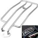 KATUR Motorcycle Luggage Rack Support Shelf Fits Rear Solo Seat 280mm (11") Silver Compatible with Harley XL Sportsters 883 XL1200 1985-2003