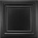 Art3d PVC Ceiling Tiles, 3D Plastic Sheet in Black, 2 x 2 ft, 60-Pack, 24"x24"