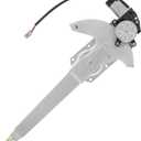 Obaee 741-674 Front Left Driver Side Power Window Regulator with Motor Compatible with Ford Bronco/F-150/ F-250 1980-1996, F Super Duty/ F53/ F59 1988-1996, F-100 1980-1983, F-350/ F-250 HD 1980-1997