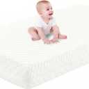 SCHNAUZER HOME Crib Mattress, Dual-Sided Breathable Baby and Toddler Memory Foam Mattress with Removable and Washable Cover, 100% Knitted Fabric, Fits Standard Cribs and Toddler Beds, 52" x 28" x 5"