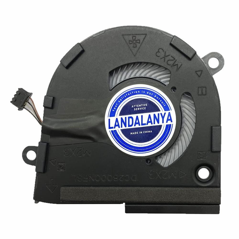 Replacement New CPU Cooling Fan for Dell Latitude 7400 Laptop P/N: 0HCYN0 HCYN0 DC28000NFSL EG50040S1-CF10-S9A DC5V Fan