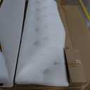 KEIKI 55" Velvet Loveseats Sleeper Sofa with 2 Arm Pocket and 4 Solid Metal Legs, Modern Style 2-Seater Couch with Tufted Back and Seat, Easy Assembly, for Apartment, Living Room and Bedroom, White