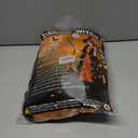 Witch Halloween Costumes for Girls, Light Up Dress with Broom and Hat, Kids Costume Glow in the Dark for Halloween Party (Medium, Orange)