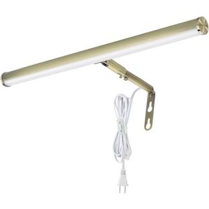 LED Picture Lights for Paintings Plug in, 16inch 6W Adjustable Art Light Gallery Wall Light for Display Art Work, Antique Brass Finish, CRI90+, 3000K Warm White