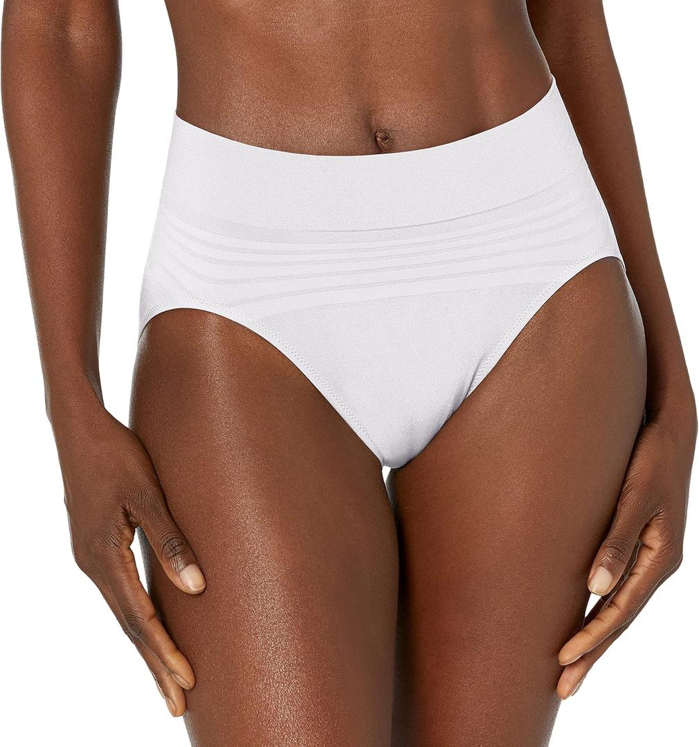 Warner's Women's No Pinching No Problems Dig-Free Comfort Waist Smooth and Seamless Hi-Cut Rt5501p (Large)