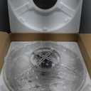 VOLISUN Low Profile Ceiling Fans with Lights and Remote, 19.7in Fandelier Ceiling Fan with Light, 3000K-6500K Dimmable Bladeless LED Fan Light, White Flush Mount Ceiling Fans with Lights for Bedroom