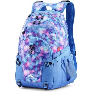 High Sierra Loop Backpack, Travel, or Work Bookbag with tablet sleeve, One Size, Shine Blue/Lapis