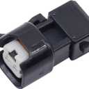2 x Fuel Injector Connectors Adapter Plug Compatible with LS1 to LS2/LS3 Injector Swaps EV1 to EV6 & EV14 0280158117 0280158298, Chevy, Ford, Mustangs, Dodges, and many other vehicles.